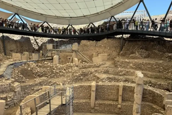 Bayram tatilinde UNESCO mirası Göbeklitepe’ye ziyaretçi akını