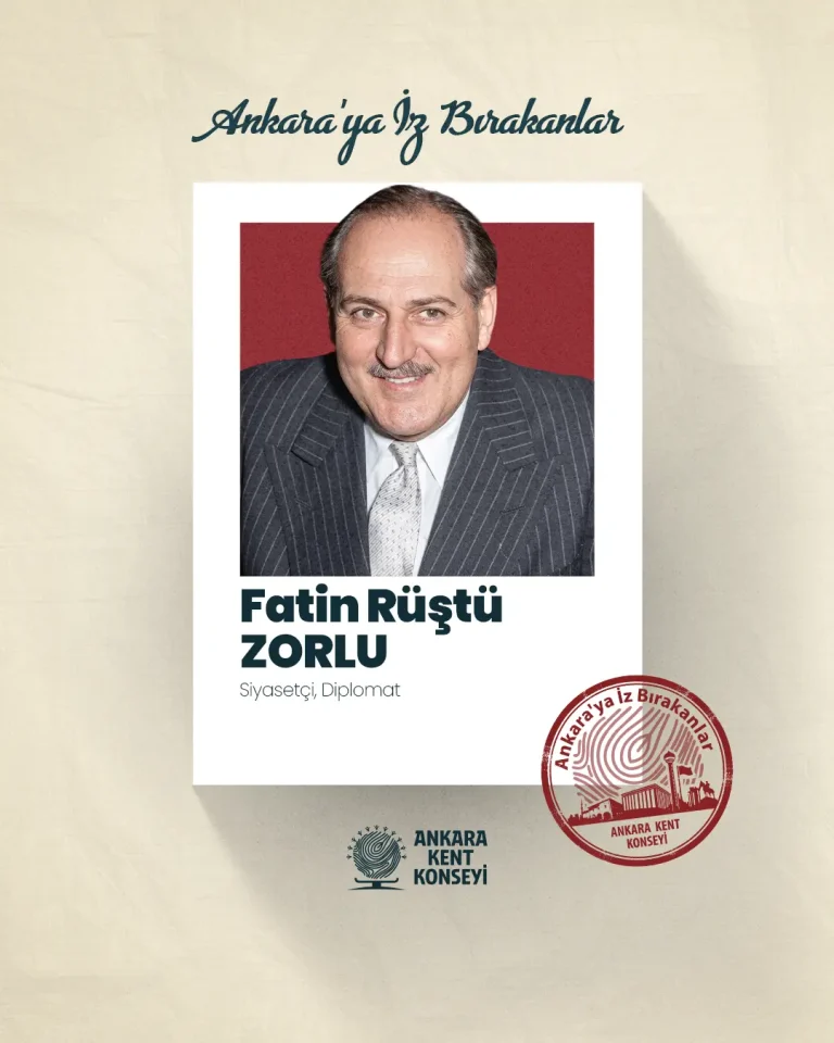 Ankara’ya İz Bırakanlar; Fatin Rüştü Zorlu