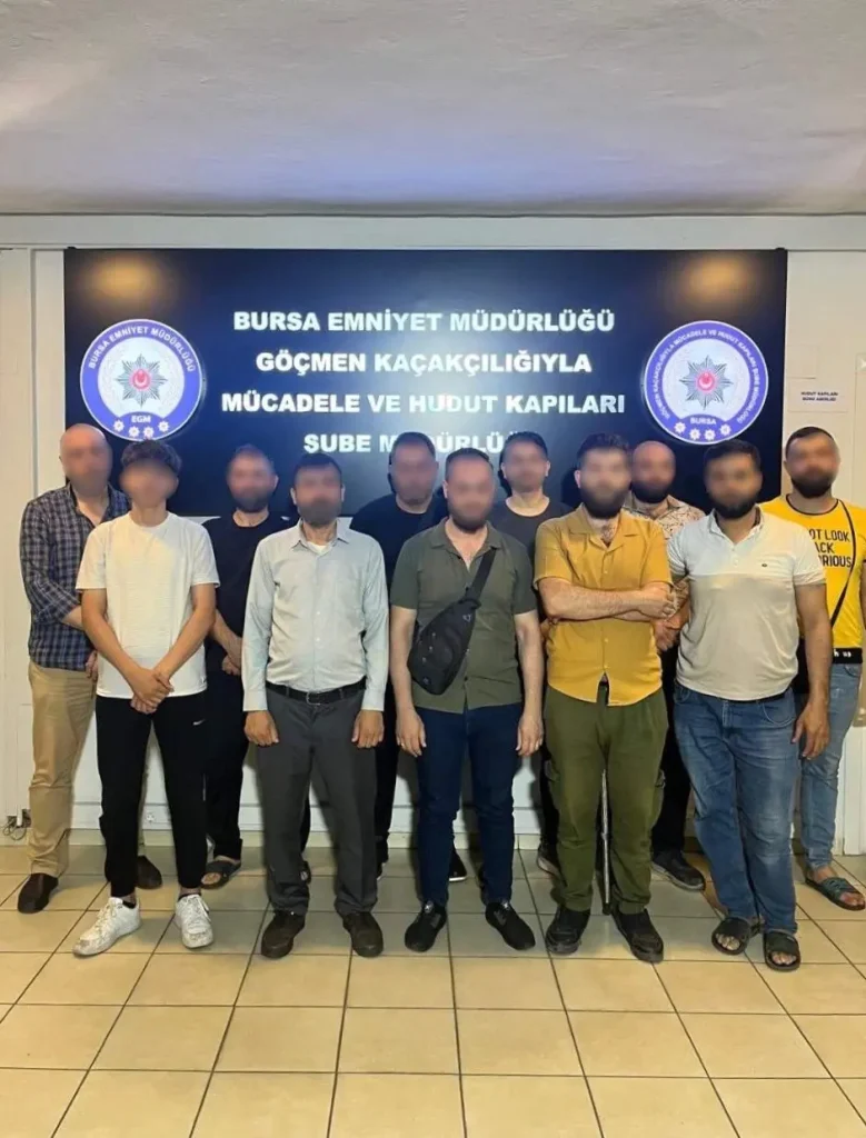 Bursa’da düzensiz göç operasyonu: 29 kişi hakkında işlem yapıldı
