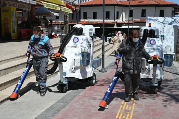 Isparta’da temizlikte “fil” dönemi başladı
