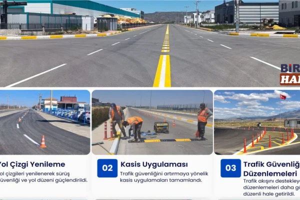 Aksaray OSB’de Yol Güvenliği Çalışmaları Tamamlandı