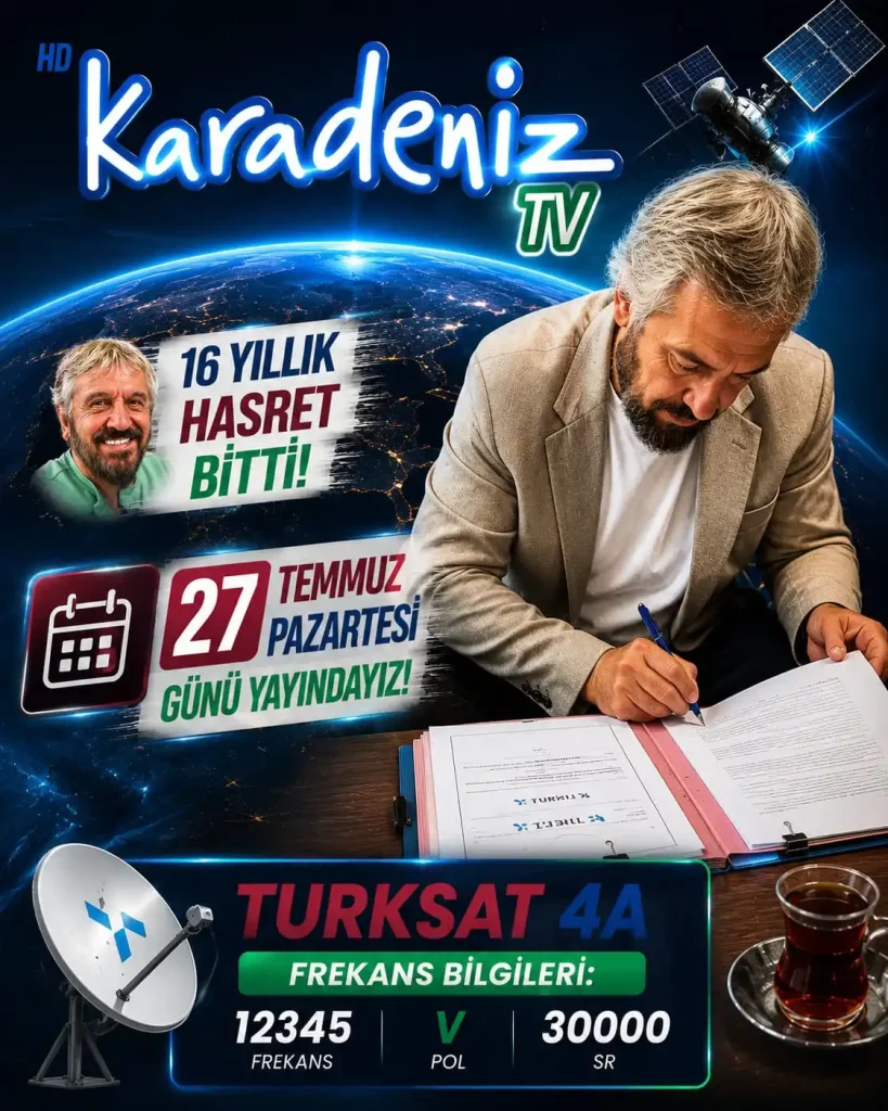 16 yıllık hasret sona eriyor: Karadeniz TV yeniden yayın hayatına başlıyor