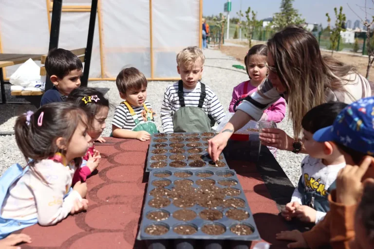 Minikler gelecekleri için tohum ektiler