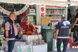 Aksaray Belediyesi Kaldırım İşgallerine Müdahale Ediyor