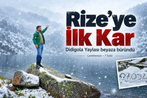 Rize beyaza büründü!