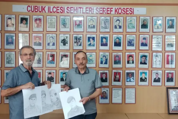 Çubuklu Ressam İzzet Selen’den şehitlere vefa