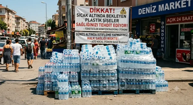 Sokaklardaki gizli tehlike: güneşte bekletilen plastik şişeli sular sağlığı tehdit ediyor