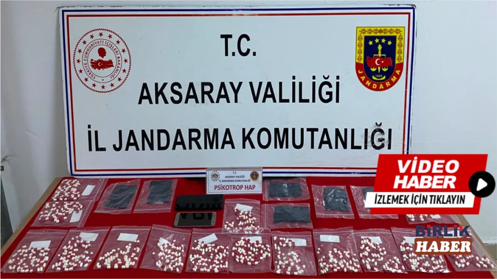Aksaray’da 1120 Sentetik Hap Ele Geçirildi