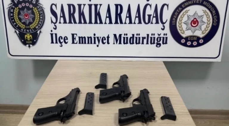 Ruhsatsız silah operasyonu: 2 şüpheli hakkında işlem başlatıldı