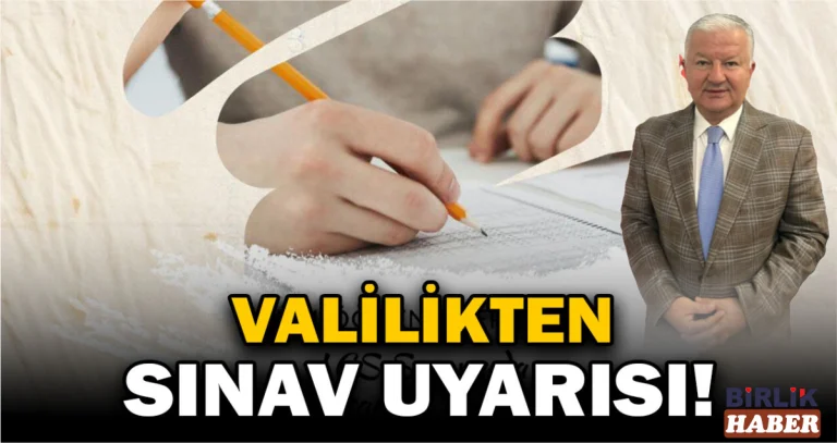 Aksaray Valisi Murat Duru’dan LGS Öncesi Sessizlik Çağrısı