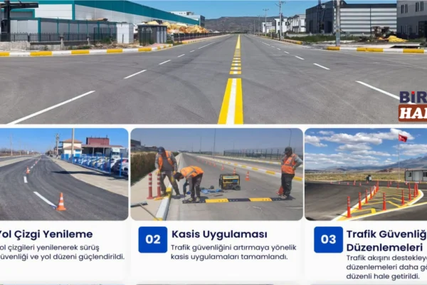 Aksaray OSB’de Yol Güvenliği Çalışmaları Tamamlandı