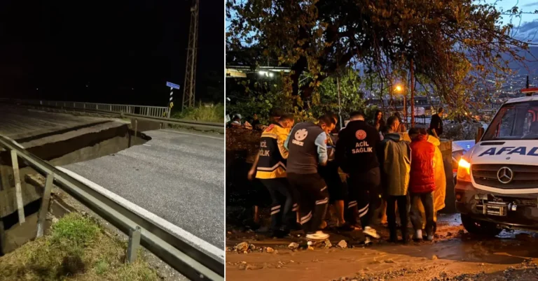 Hatay’da sel felaketi: Köprü çöktü, 1 kişi hayatını kaybetti