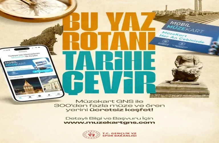 19-25 yaş arasındaki gençlere ücretsiz Müzekart desteği