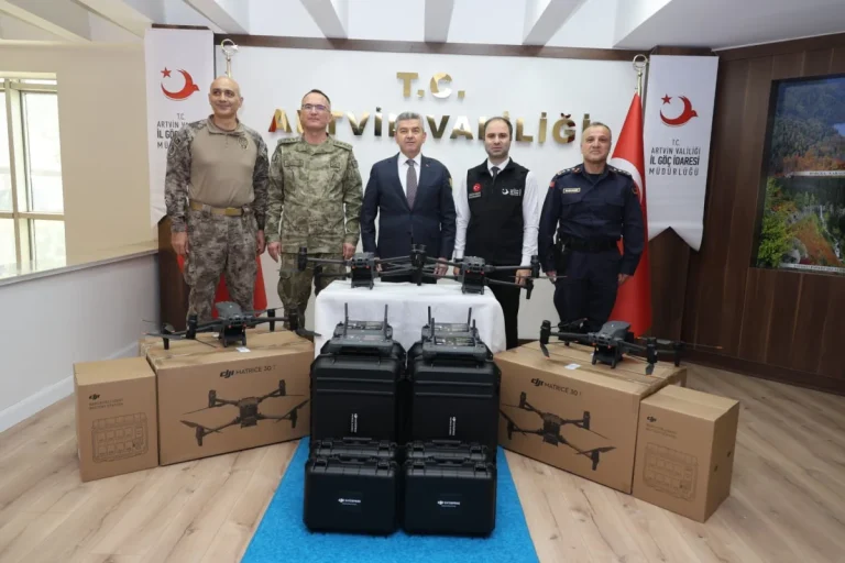 Artvin’de 4 termal drone göreve başladı
