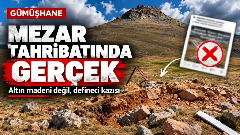Definecilerin kazdığı mezarları “altın madeni talanı” diye paylaştılar: Gerçek ortaya çıktı!