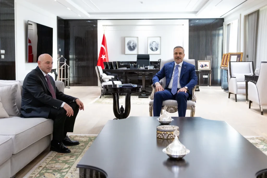 Dışişleri Bakanı Fidan, Ankara İl Emniyet Müdürü Yüksek’i kabul etti