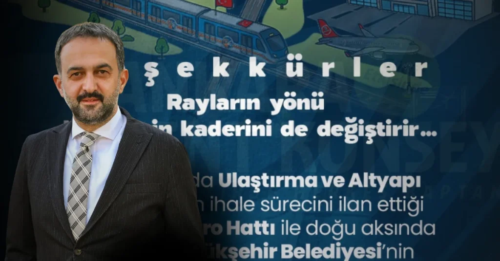 Ankara Kent Konseyi’nden metro yatırımlarına teşekkür
