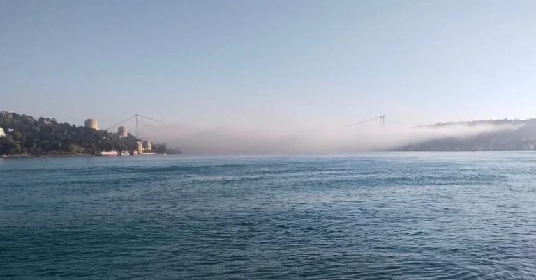 İstanbul’da yoğun sis: Vapur seferleri iptal edildi