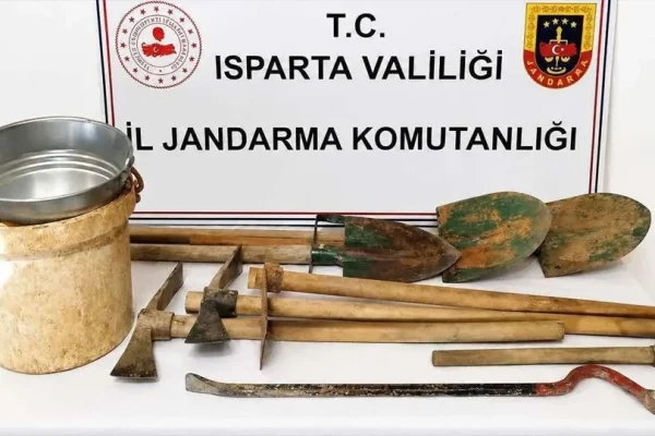 Isparta’da kaçak kazı operasyonu!