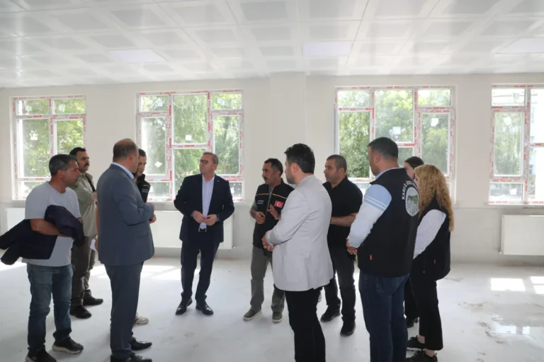 Kars’ta eğitim yatırımları hız kesmeden sürüyor