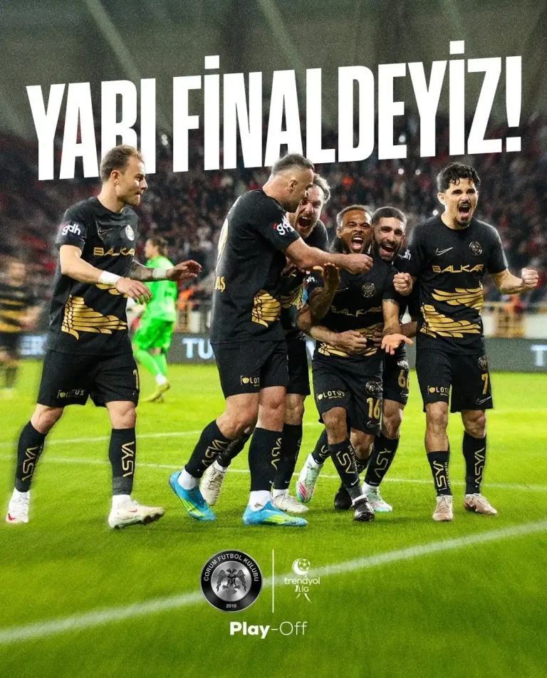 Çorum FK Play-Off’ta Yola Devam!