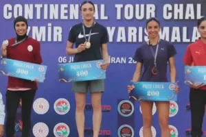 Karslı Milli Atlet Tuğba Toptaş İzmir’de fırtına gibi esti