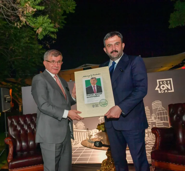 AKK’de Söz Onda-Deneyim Paylaşım Platformu söyleşileri devam ediyor: Programın konuğu Prof. Dr.  Ahmet Davutoğlu