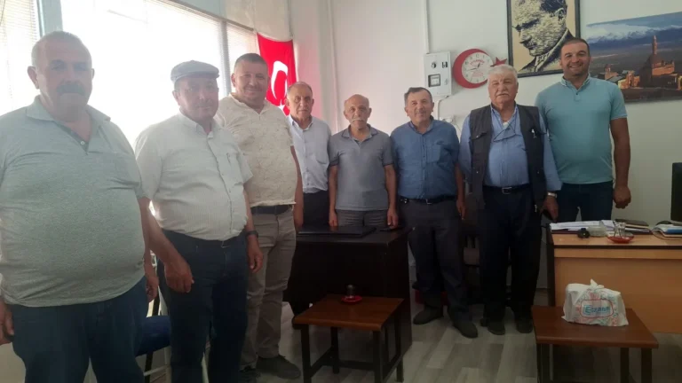 DP İlçe Başkanı Enver Atak’tan Muhtarlar Derneği Başkanı ile bir araya geldi