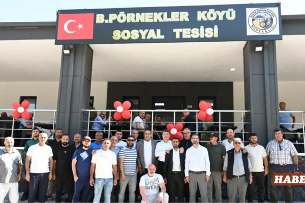 Büyük Pörnek Köyü Sosyal Tesisi ve Taziye Evi Hizmete Açıldı