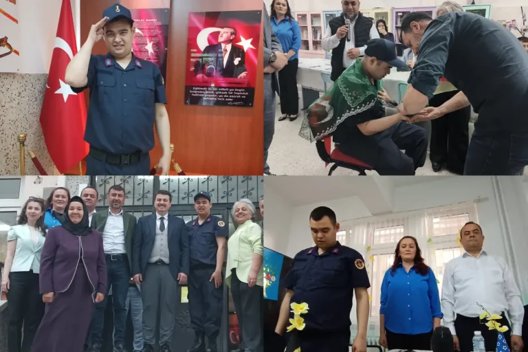 Özel Eğitim öğrencisinin askerlik heyecanı