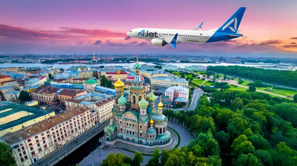 AJet; İstanbul-İskenderiye ve Ankara-St. Petersburg seferlerine başlıyor