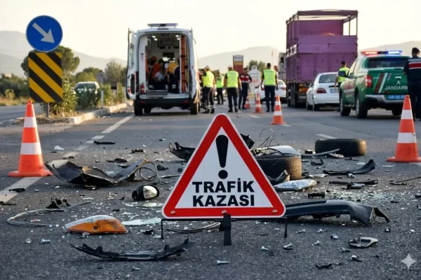 Kars-Iğdır Karayolunda Vali koruma aracı otomobille çarpıştı, 3’ü polis 4 yaralı