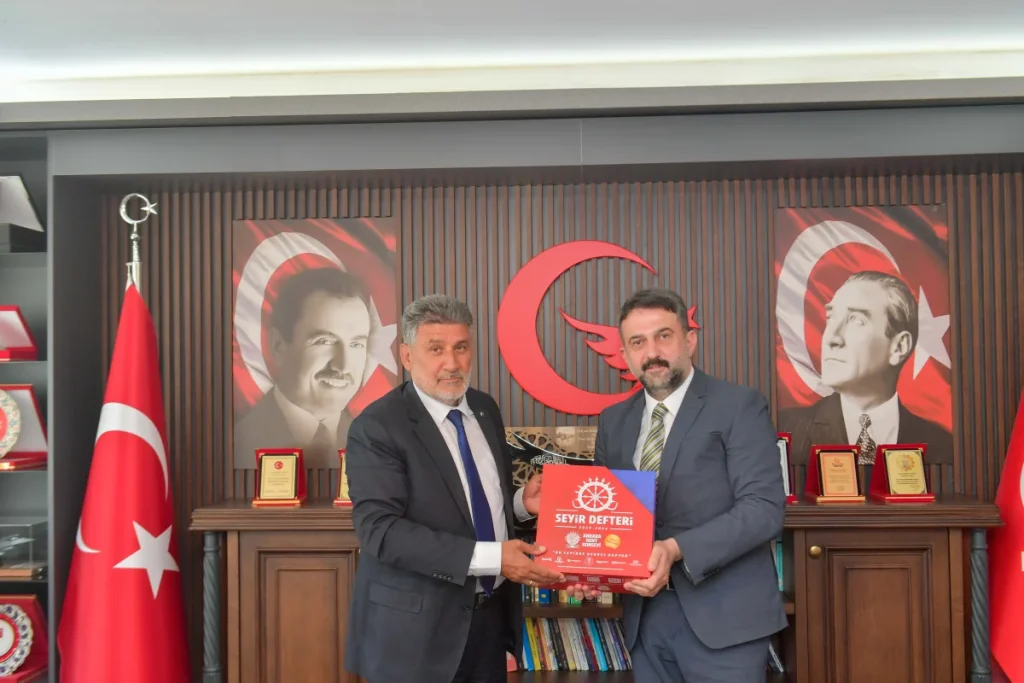 Ankara Kent Konseyi Başkanı Halil İbrahim Yılmaz Milli Yol Partisi Genel Başkanı Remzi Çayır’ı ziyaret etti