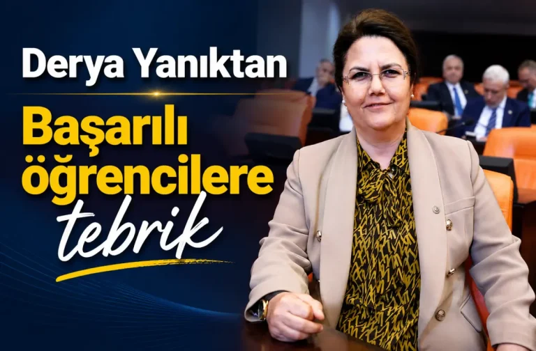 Derya Yanık’tan Osmaniyeli LGS şampiyonlarına tebrik