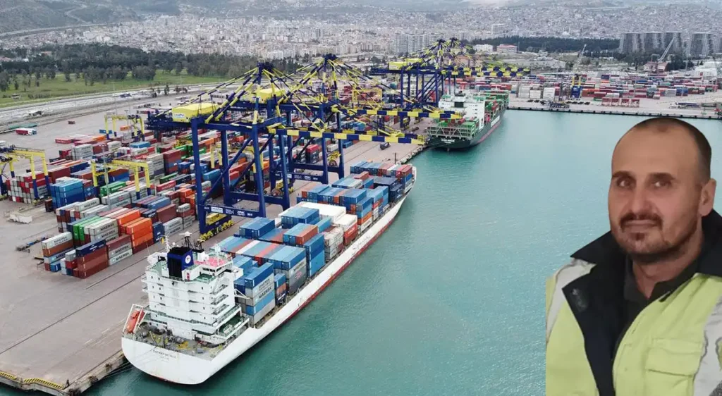 Liman işçisi konteyner altında kalarak yaşamını yitirdi