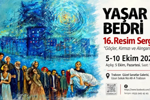 Yaşar Bedri Özdemir’in 16. Resim Sergisi Trabzon’da açılıyor