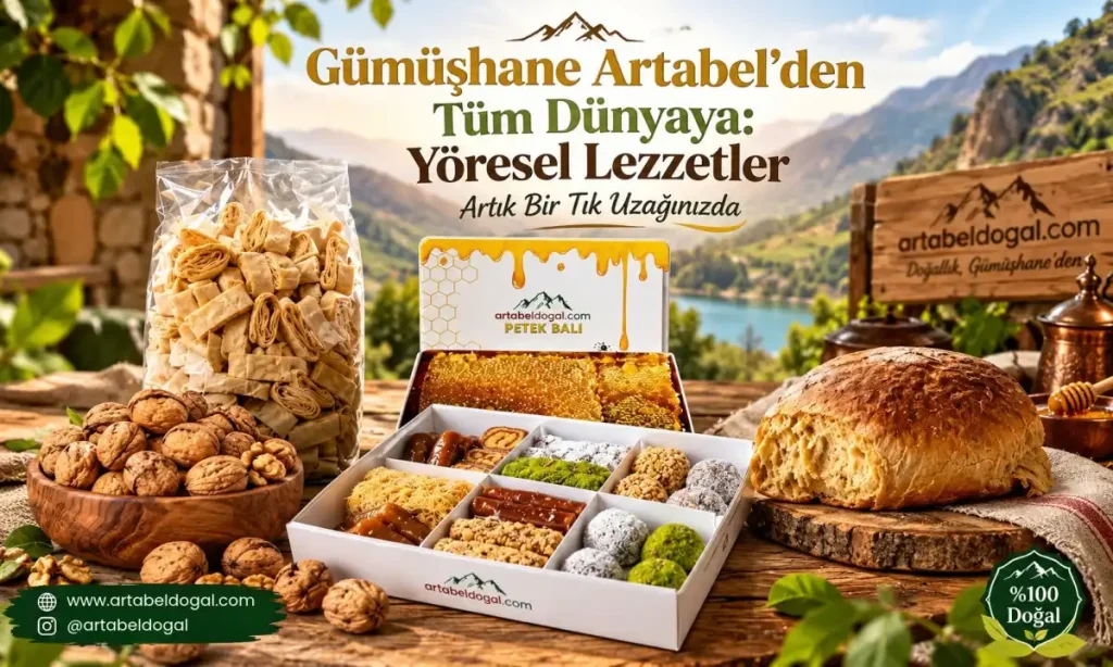 Gümüşhane’nin yöresel ürünleri dijital pazarda