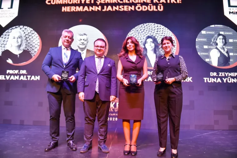 Ankara Kent Konseyi Başkan Vekili Savaş Zafer Şahin’e Jansen Ödülü