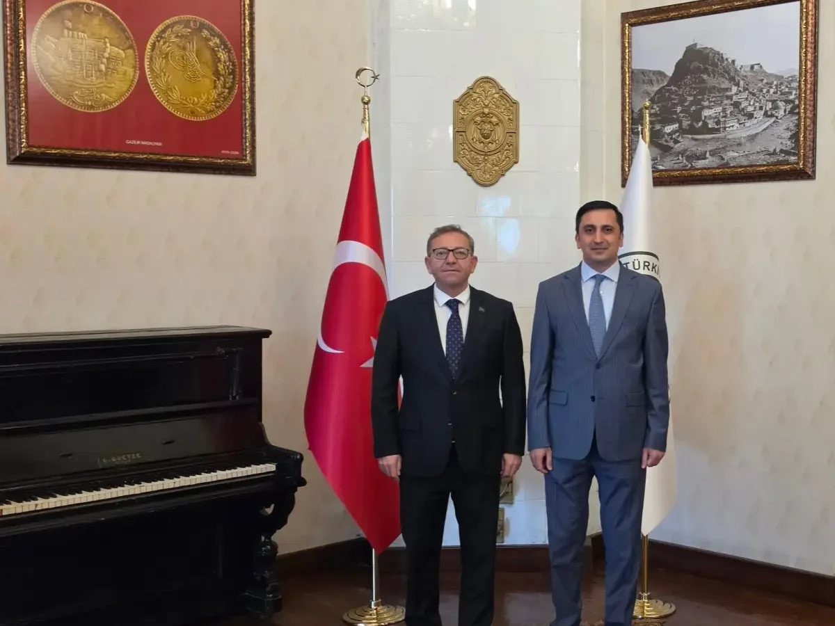 Vali Ziya Polat, Başkonsolos Goşgar Zeynalov ile bir araya geldi