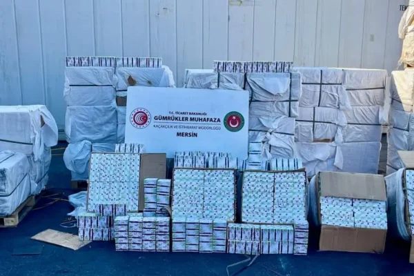 Mersin Limanı’nda 5 milyar liralık kaçak ilaç operasyonu