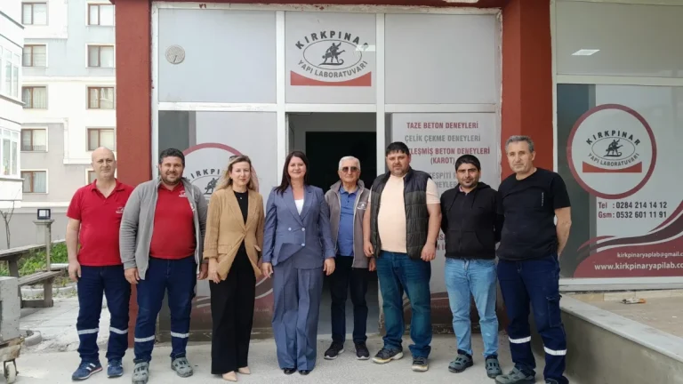 Başkan Gencan’dan kadın girişimci Eraslan’a anlamlı ziyaret