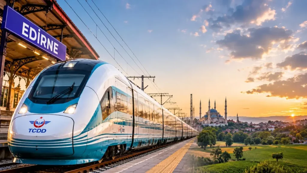 Çerkezköy-Kapıkule Hızlı Tren Hattı Açılıyor! Tarih ve Saat Belli Oldu
