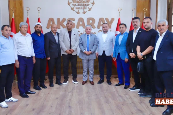 Aksaray Dernekler Federasyonu’ndan Vali Murat Duru’ya Ziyaret