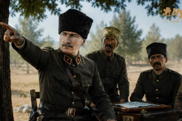 Uşak’ta tarihi emir film ile canlandırıldı