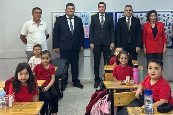 Kaymakam Naim Akar, Atatürk İlkokuluna ziyarette bulundu