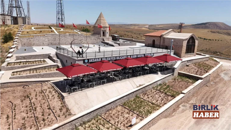 Aksaray II. Kılıçarslan Kasrı Sosyal Tesisi Hizmete Açıldı