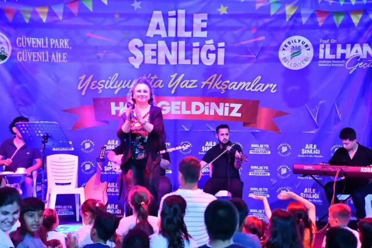Yeşilyurt’ta yaz akşamları etkinlikleri aile şenlikleriyle başladı