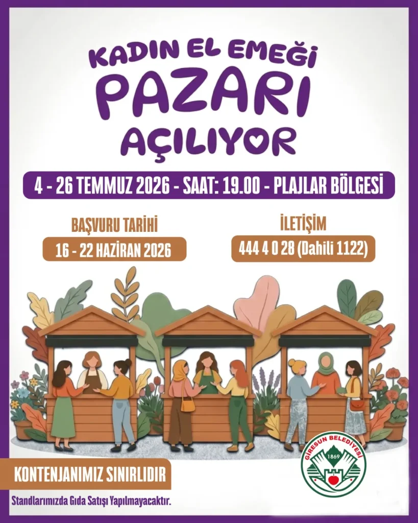Kadın el emeği pazarı kapılarını açıyor