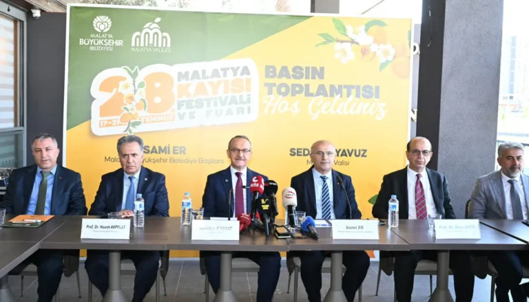 28. Uluslararası Malatya Kayısı Festivali ve Fuarı’nın tanıtımı yapıldı