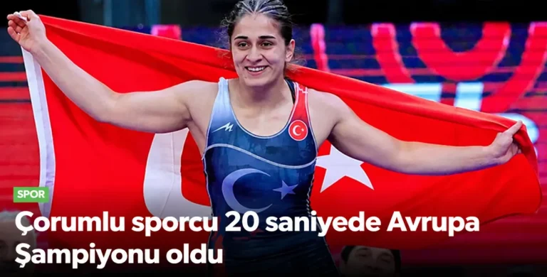 Çorumlu Özdenur Özmez’den tarihi zafer